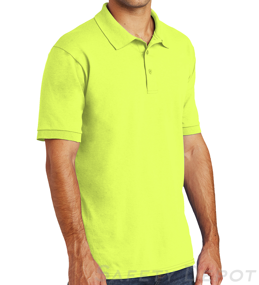 Kp55 Green Safety Green Polo Shirt 2444